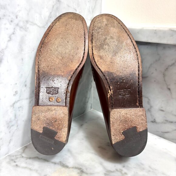 Cole Haan Men's Pinch Tassel Brown Leather Loafers Slip-On Dress Shoes Size 11 - Picture 9 of 10